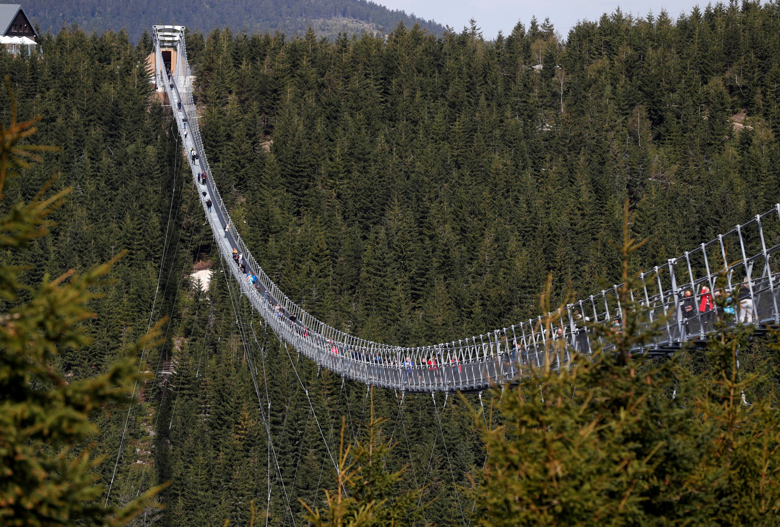 Sky Bridge 721 in the Czech Republic is now the world’s longest suspension footbridge